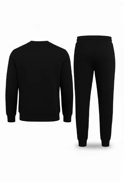 2 Pcs Men's Fleece Printed Track Suit