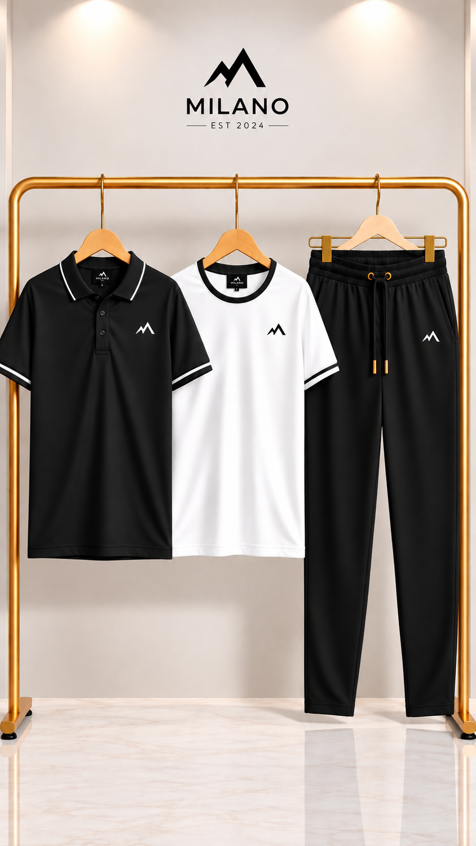 Make every look count with our Stylish Polo Tracksuit Set — designed for effortless style, comfort, and a look that always stands out. ✨