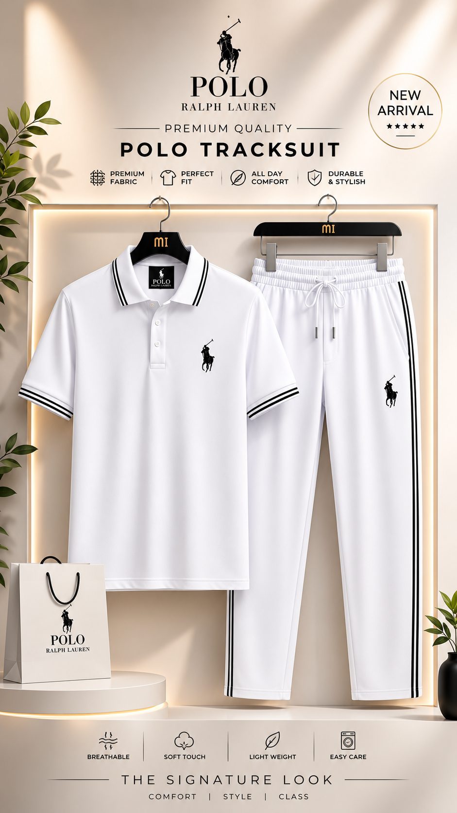 2 Pcs DryFit Tracksuit Stay Cool, Fresh & Comfortable All Day